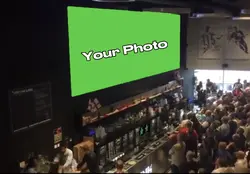 Crowd Green Screen