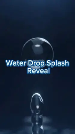 Water Splash Reveal