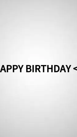 Happy Birthday