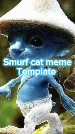 Smurf cat meme 