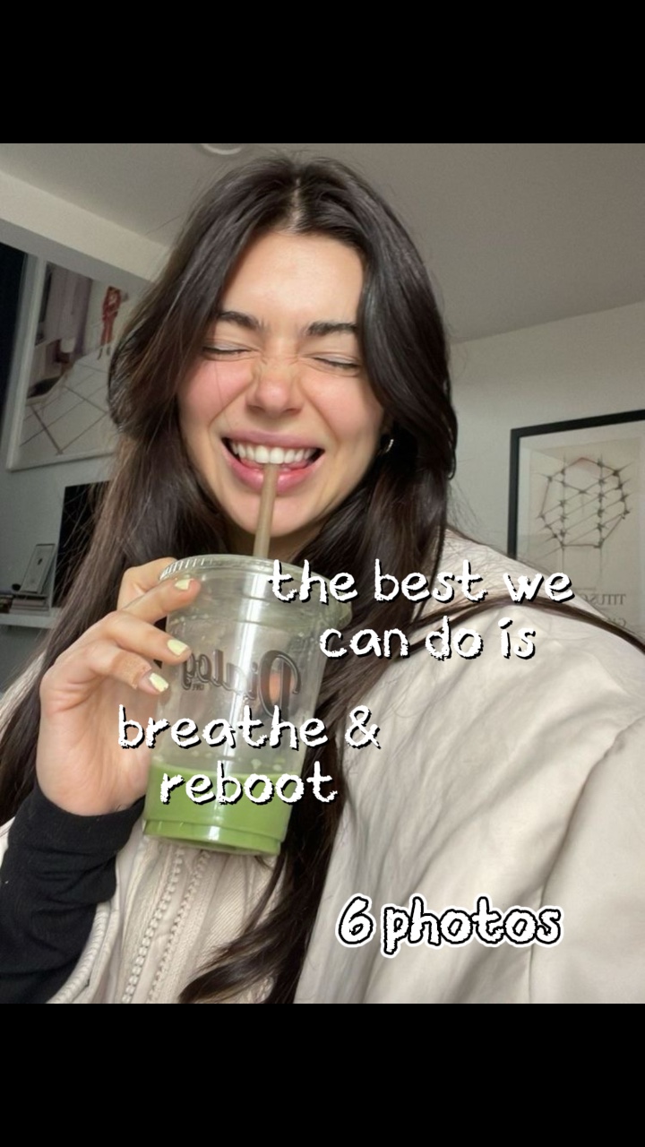 breathe and reboot 🤍