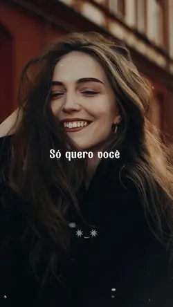 "Eu só quero você"