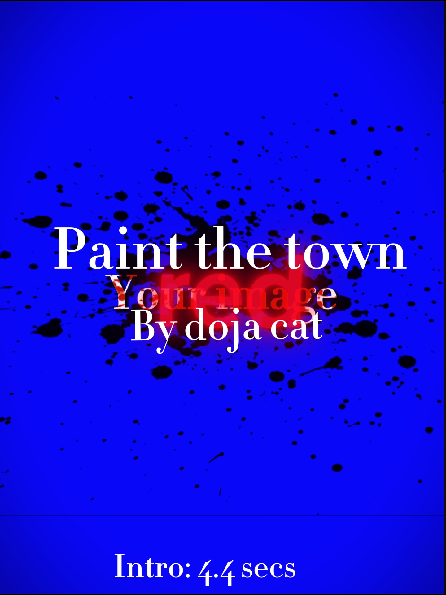 Paint the town red