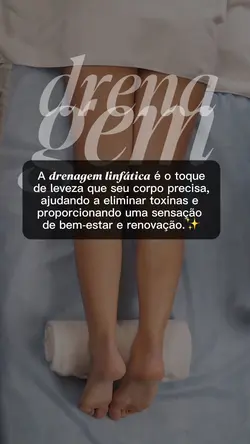 Drenagem linfática 