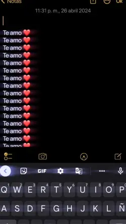 te amo 