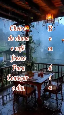Bom dia chuvoso!