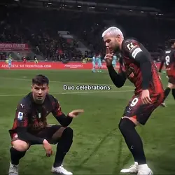 Duo celebrations.