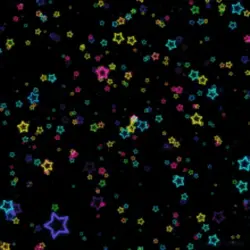 rainbow star overlay