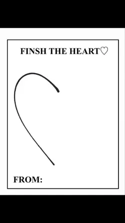 Finish the heart ❤️‍🩹