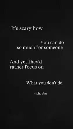 What you don't do