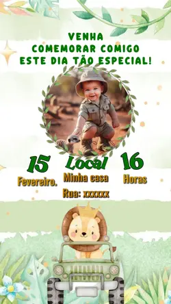 Safari aniversário