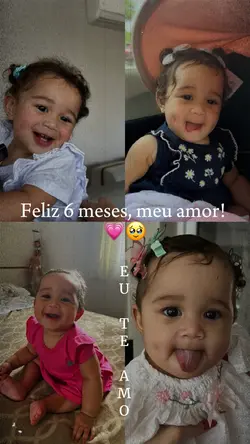 Feliz 6 meses, bb🥹🥹