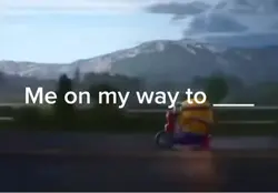On my way