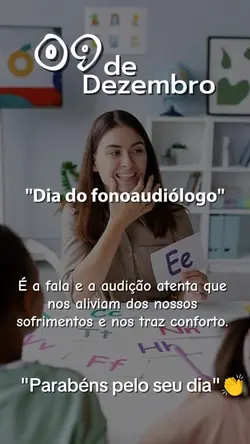 Dia do fonoaudiólogo