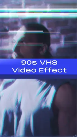 VHS Aesthetic 1990s