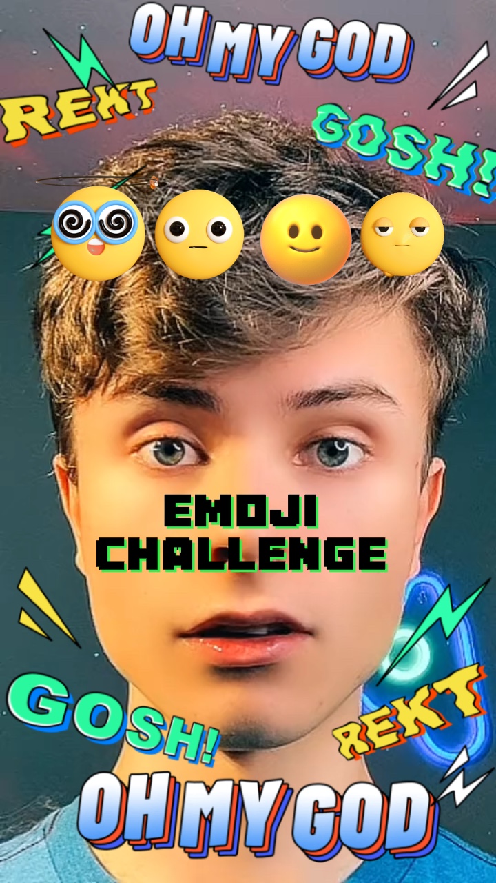 Desafio facial de emoji 