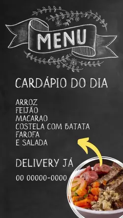 Cardápio do dia 