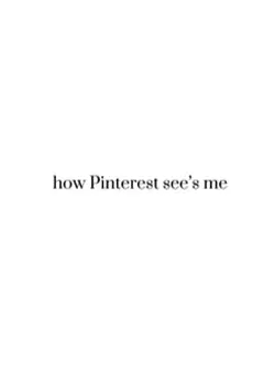 How Pinterest see’s
