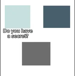Do u have a secret 🤫