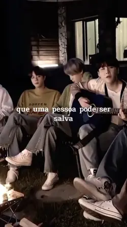 vocês me salvaram 