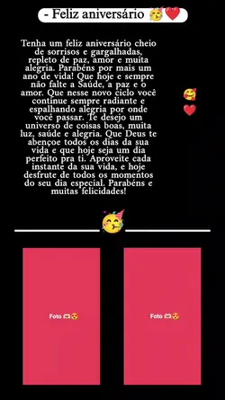 Feliz aniversário