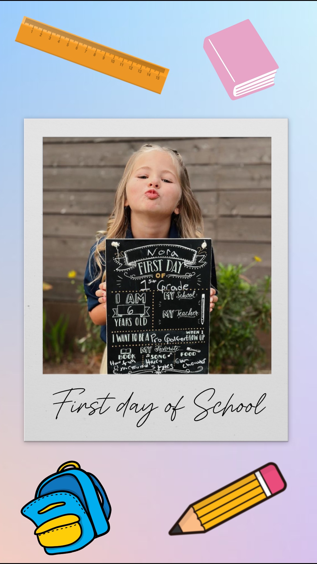First Day of School