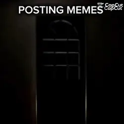 posting memes 