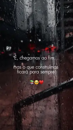 Fim de um ciclo 🥹