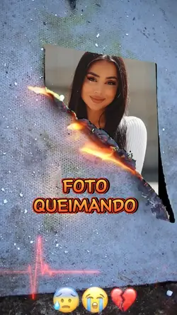 FOTO queimando