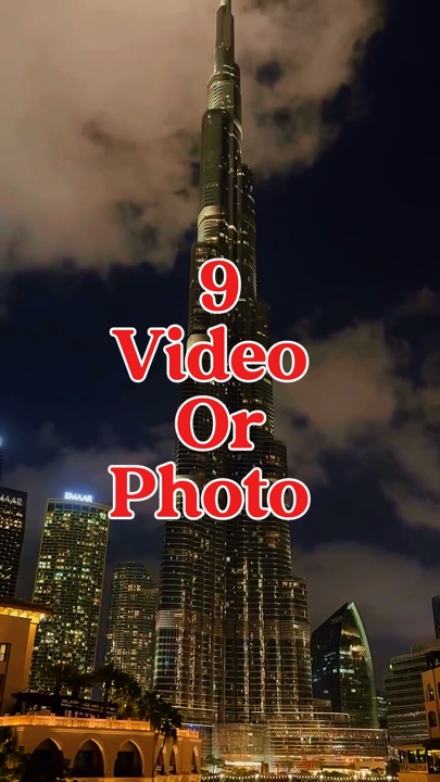 9 video or photo