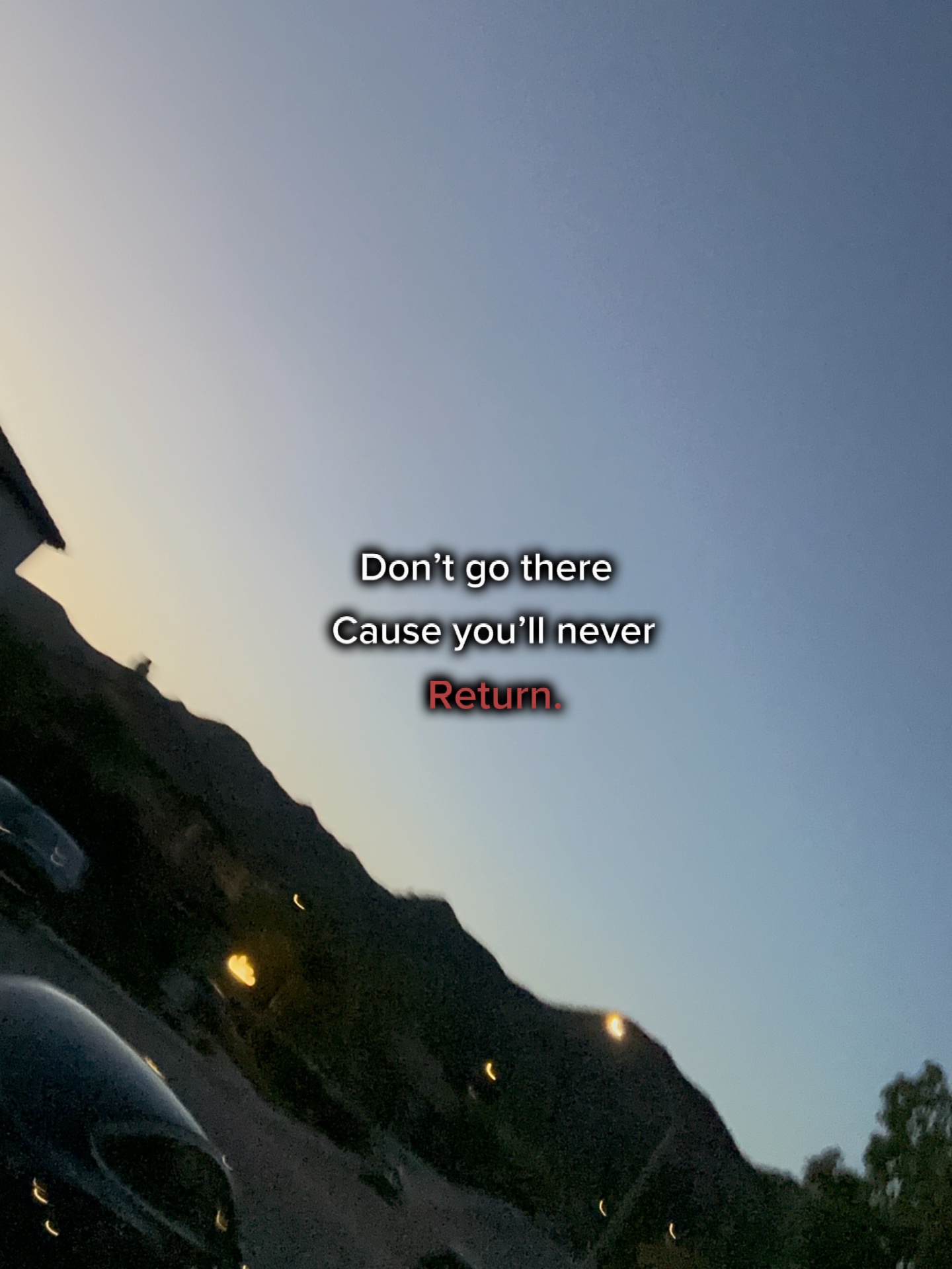 N'y allez pas.