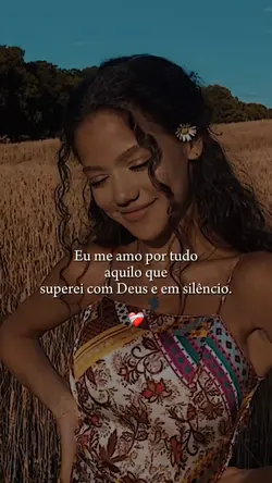 eu me amo..