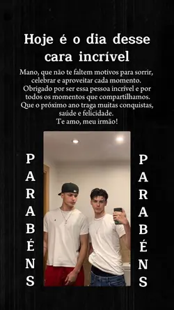 Parabéns Mano