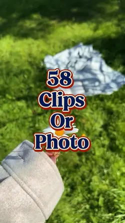 58 clips or photo