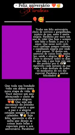 aniversário 