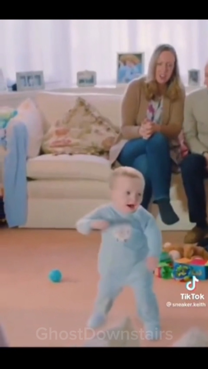 Baby breakdancing 