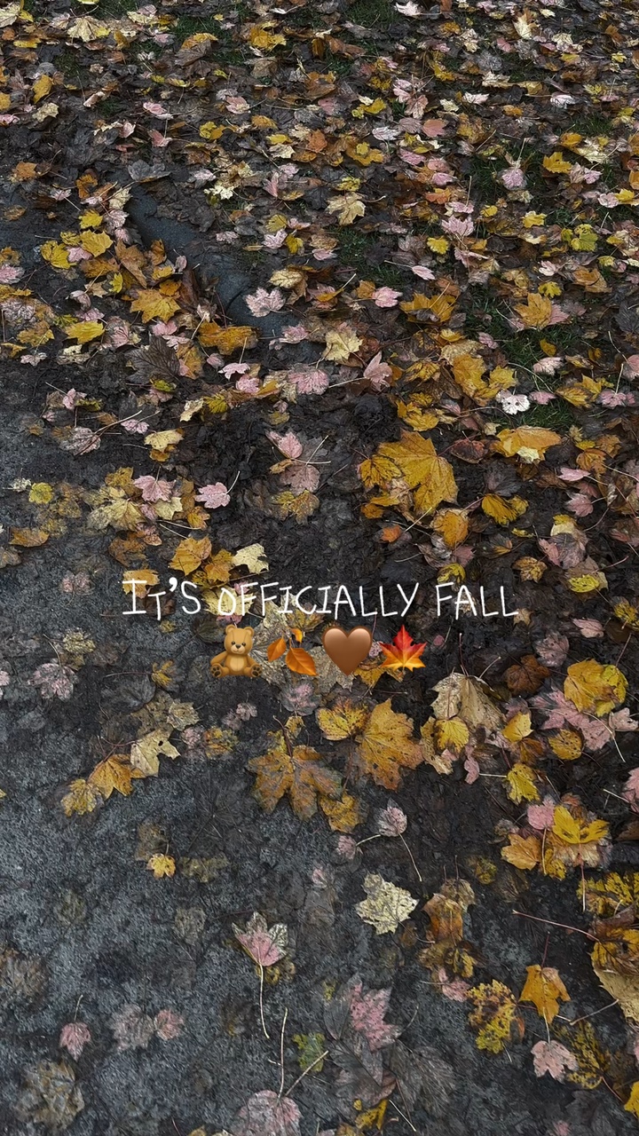 It’s officially fall