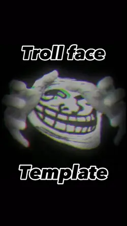 Troll face template