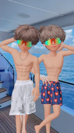 On a yacht w/Antonio