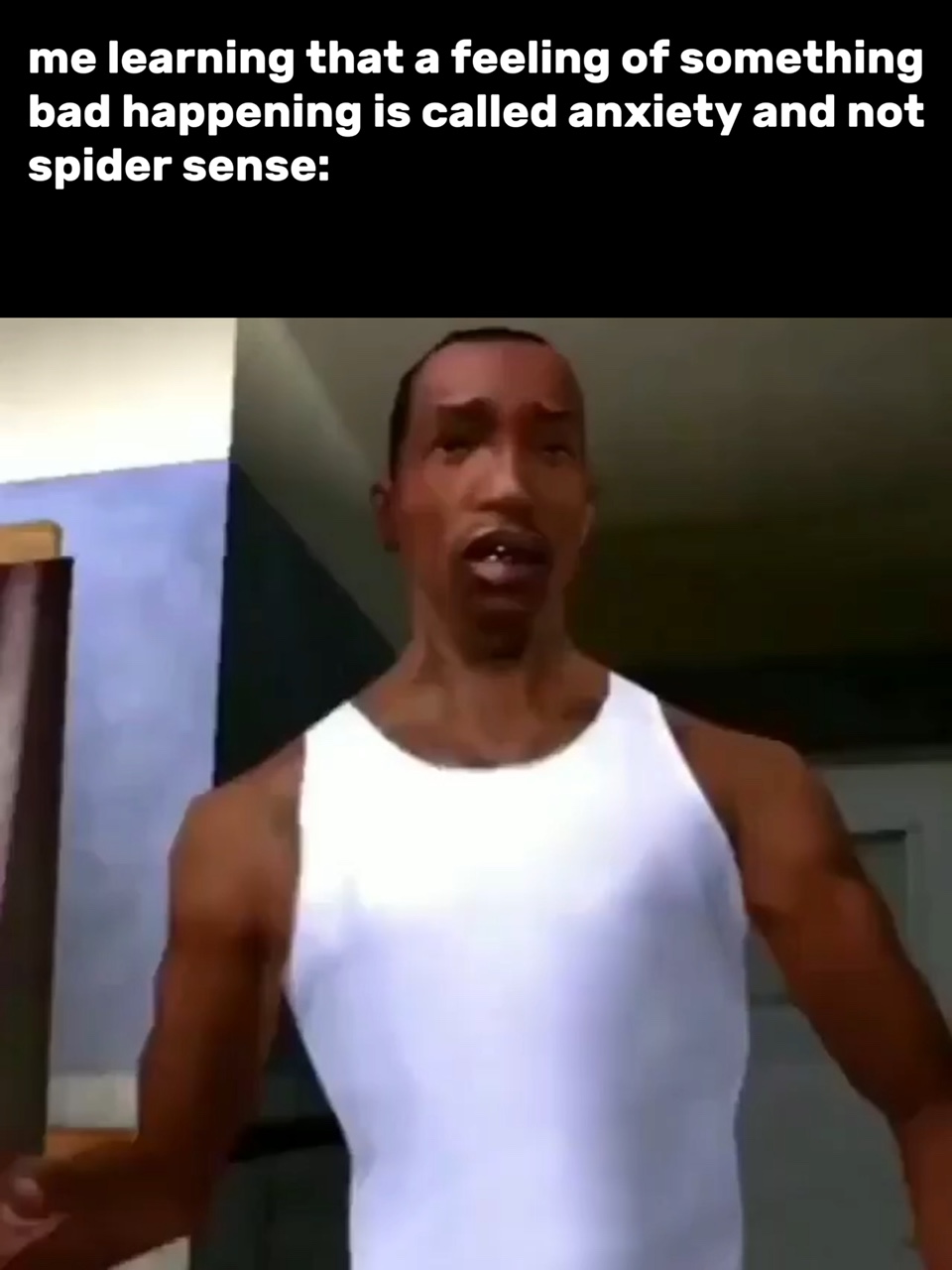 Meme estresado de CJ