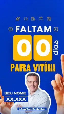 Faltam dias eleição 