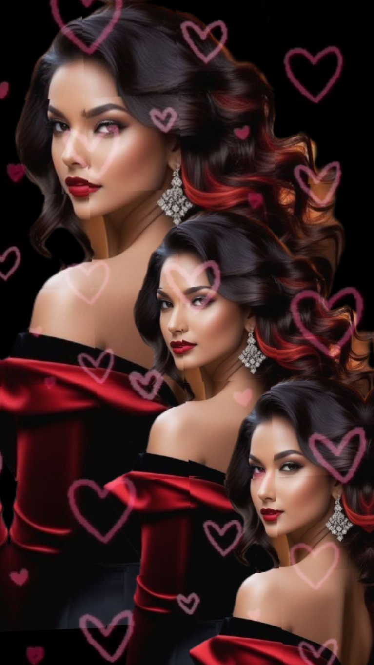 Fondo de corazón