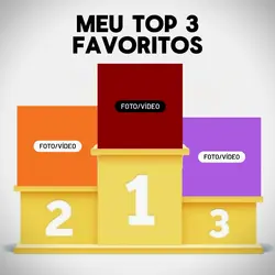 Meu top 3 favoritos
