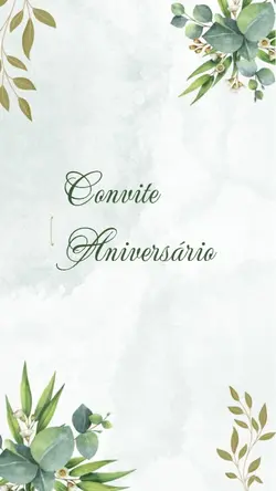 Convite aniversário 