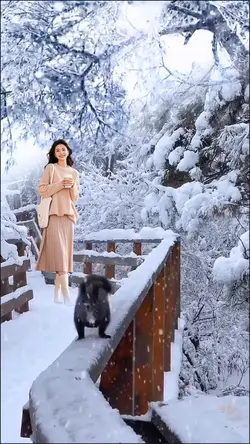 Snow scene