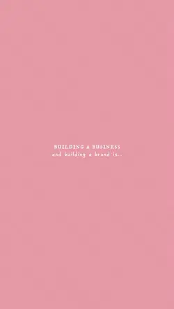 building a business