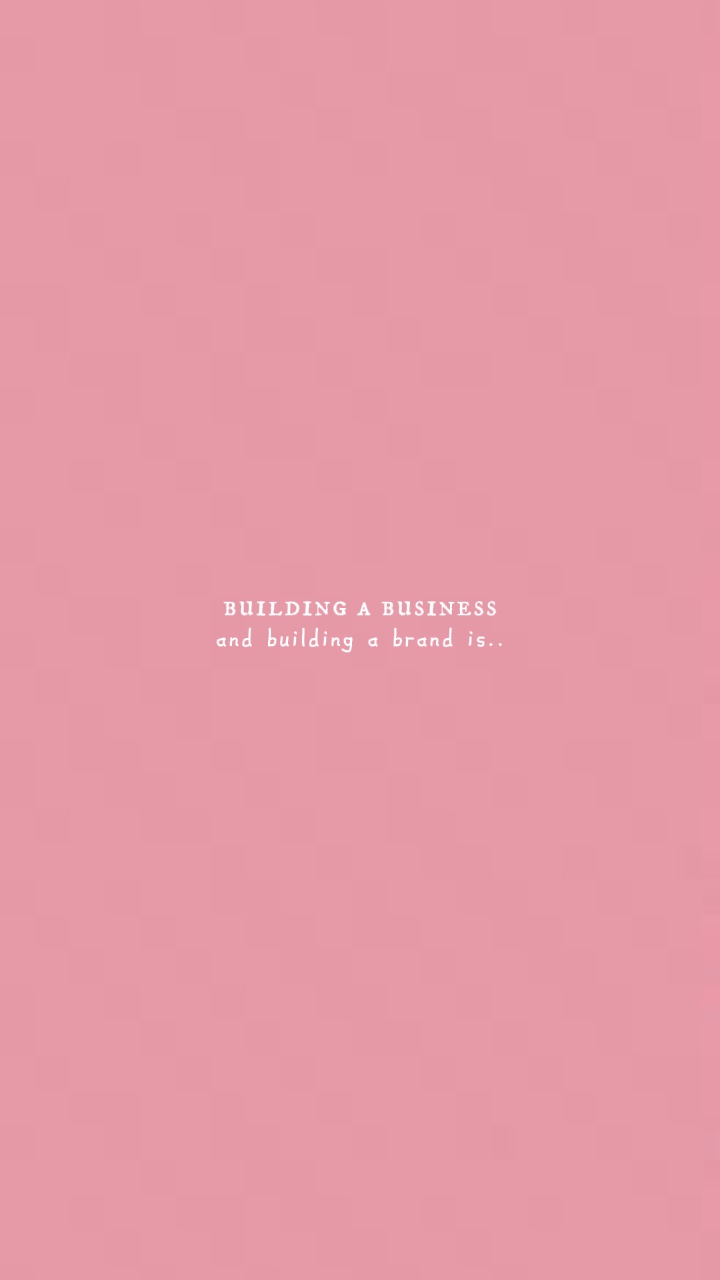 building a business