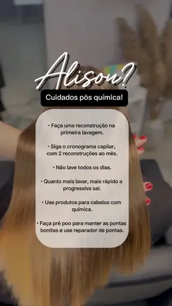 Alistamento cabelo ✈️