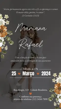 Convite de Casamento