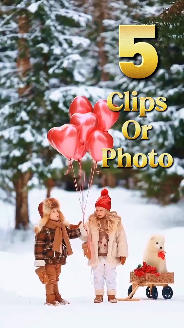 5 Clips oder Foto
